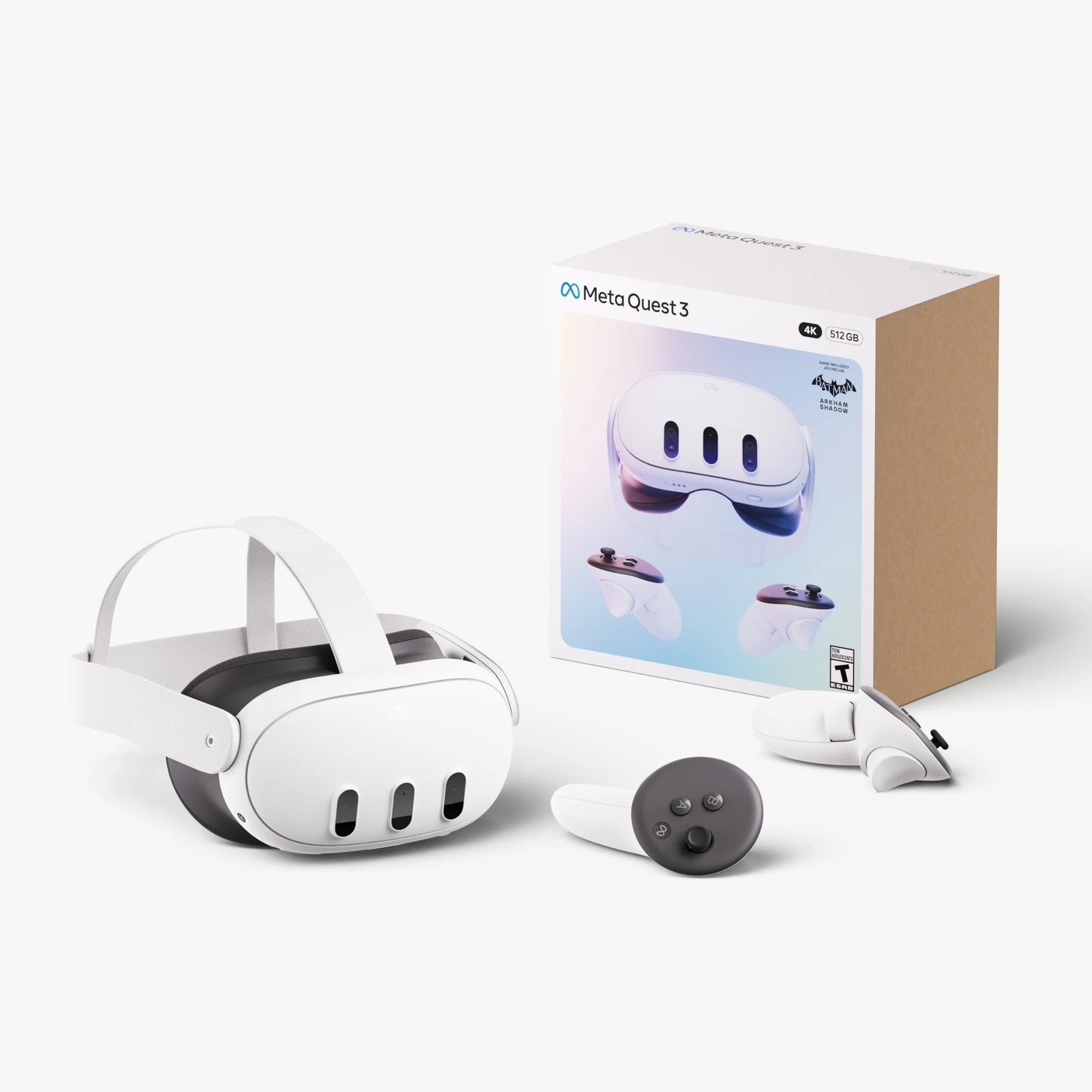 Quest 3 512GB – Get Batman: Arkham Shadow and a 3-Month Trial of Horizon+ Included – All-In-One Headset